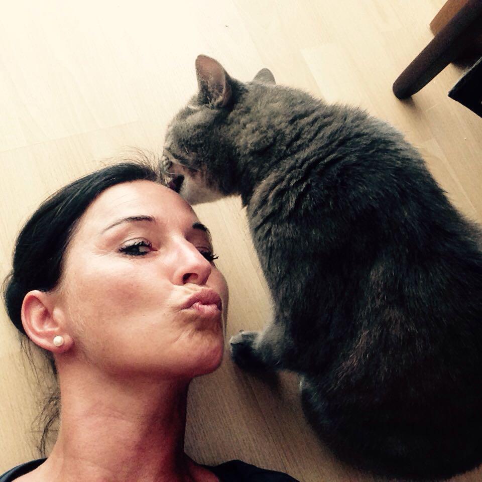 Bild von Andrea (mir) und meinem Kater Eumel